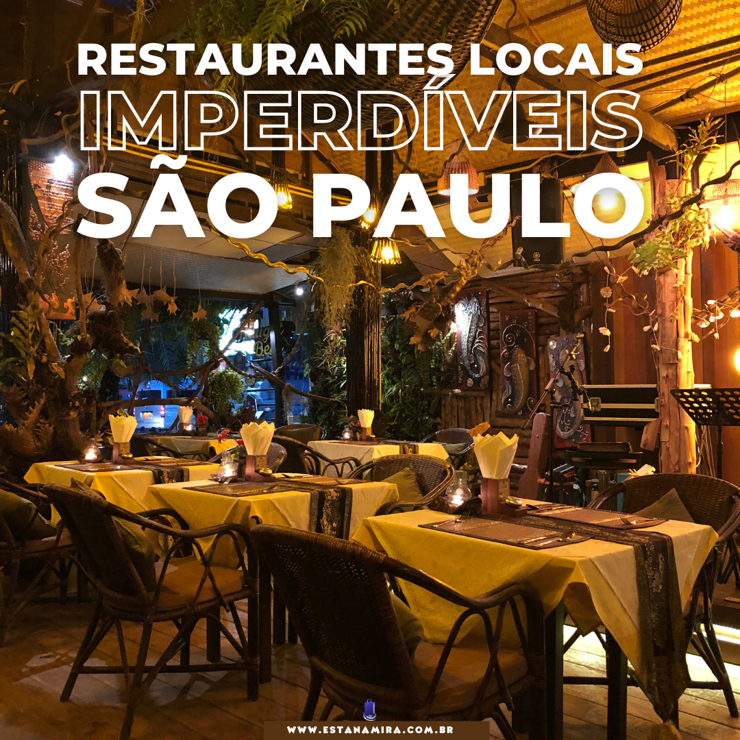 CAPA 10 Restaurantes locais imperdíveis em São Paulo